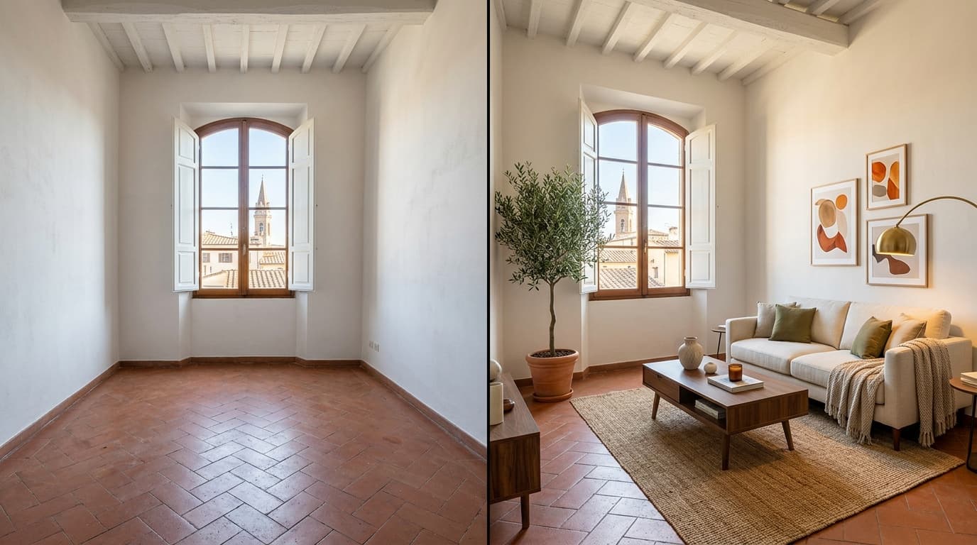 Cos'è il Virtual Staging: la Guida Completa per Agenti Italiani